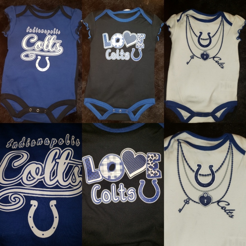NFL COLTS 3/6 months  NEW 3 for $18